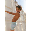 Special Tie-Dye Lycra Shorts, Aqua Blue - Swim Trunks - 2