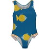 Under The Sea One Piece Swimsuit, Blue - One Pieces - 1 - thumbnail