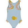 Under The Sea One Piece Swimsuit, Blue - One Pieces - 2
