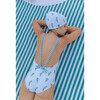 Birdies One Piece Swimsuit, Blue Green - One Pieces - 6 - thumbnail