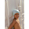 Special Tie-Dye Cap, Aqua Blue White - Swim Caps - 6