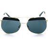 Georgio Sunglass, Gold - Sunglasses - 1 - thumbnail