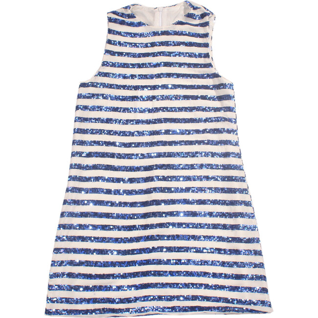 Nico Dress, Blue & White - Dresses - 1
