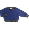Neptune Sweatshirt, Royal Blue - Blouses - 1 - thumbnail