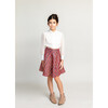 Carter Skirt, Red & Blue - Skirts - 3