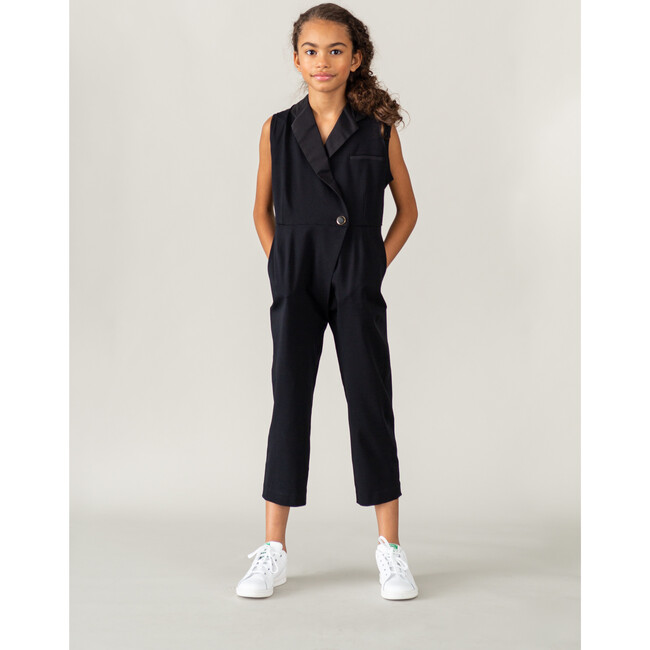 Jones Jumpsuit, Black - Rompers - 3
