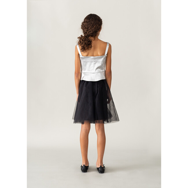 Edith Top, Silver - Blouses - 3