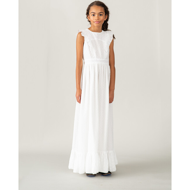Loretta Dress, Cream - Dresses - 3