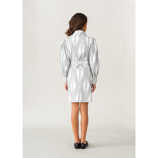 Waylon Dress, Cream & Navy - Dresses - 5