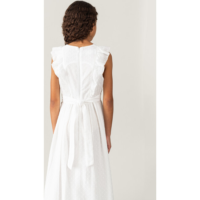 Loretta Dress, Cream - Dresses - 4