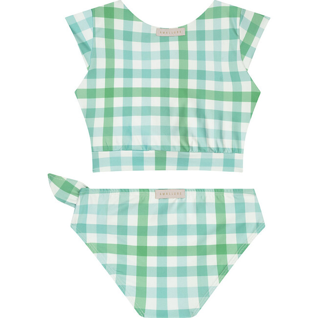Ava Two-Piece Bikini, Green Square - Two Pieces - 2