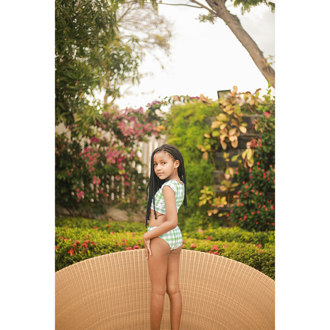 Ava Two-Piece Bikini, Green Square - Two Pieces - 5