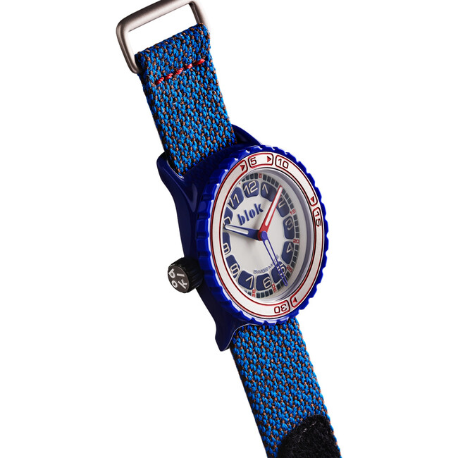 Blok 33 Watch, Navy & Swiss Red - Watches - 7