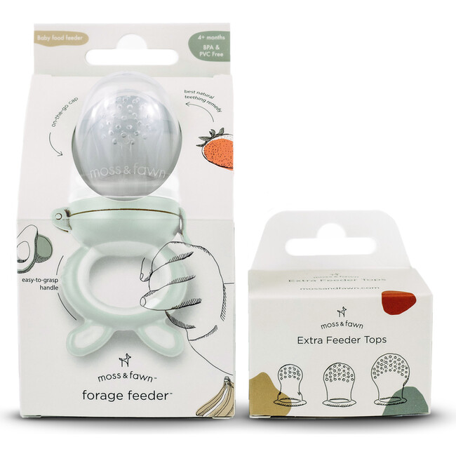 Forage Feeder with Extra Tops Bundle, Fern - Teethers - 1