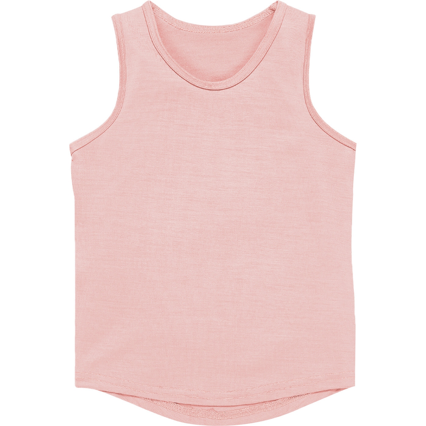 Ultrafine Merino Wool Vest Top, Peach Blossom - Vests - 1