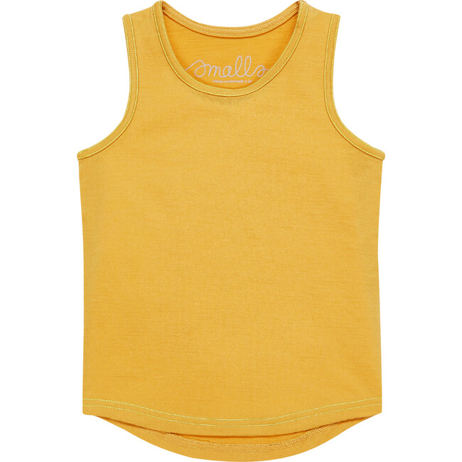 Ultrafine Merino Wool Vest Top, Mustard