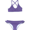 D-Tails Full Covered Bikini, Purple - Two Pieces - 1 - thumbnail