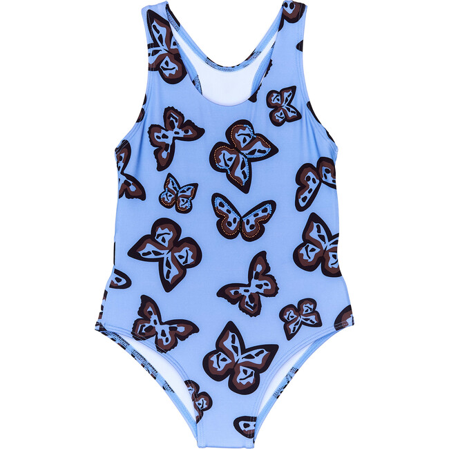Not Too Basic Just Fly Sleeveles One-Piece Swimsuit, Purple