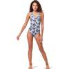 Not Too Basic Just Fly Sleeveles One-Piece Swimsuit, Purple - One Pieces - 2