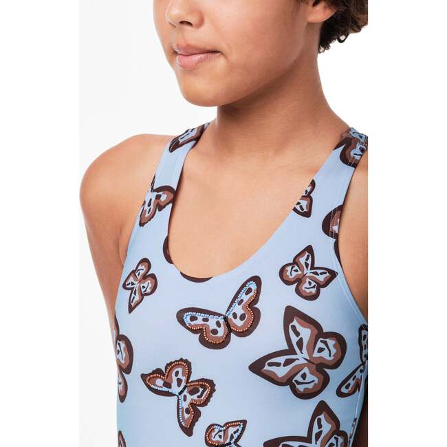 Not Too Basic Just Fly Sleeveles One-Piece Swimsuit, Purple - One Pieces - 3