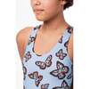 Not Too Basic Just Fly Sleeveles One-Piece Swimsuit, Purple - One Pieces - 3