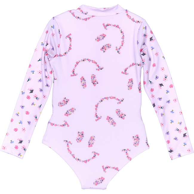 Scooba Doo All Smiles Full Sleeve One-Piece Swimsuit, Pink - One Pieces - 3
