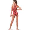 Not Too Basic Leo Butterfly One-Piece Swimsuit, Red - One Pieces - 4