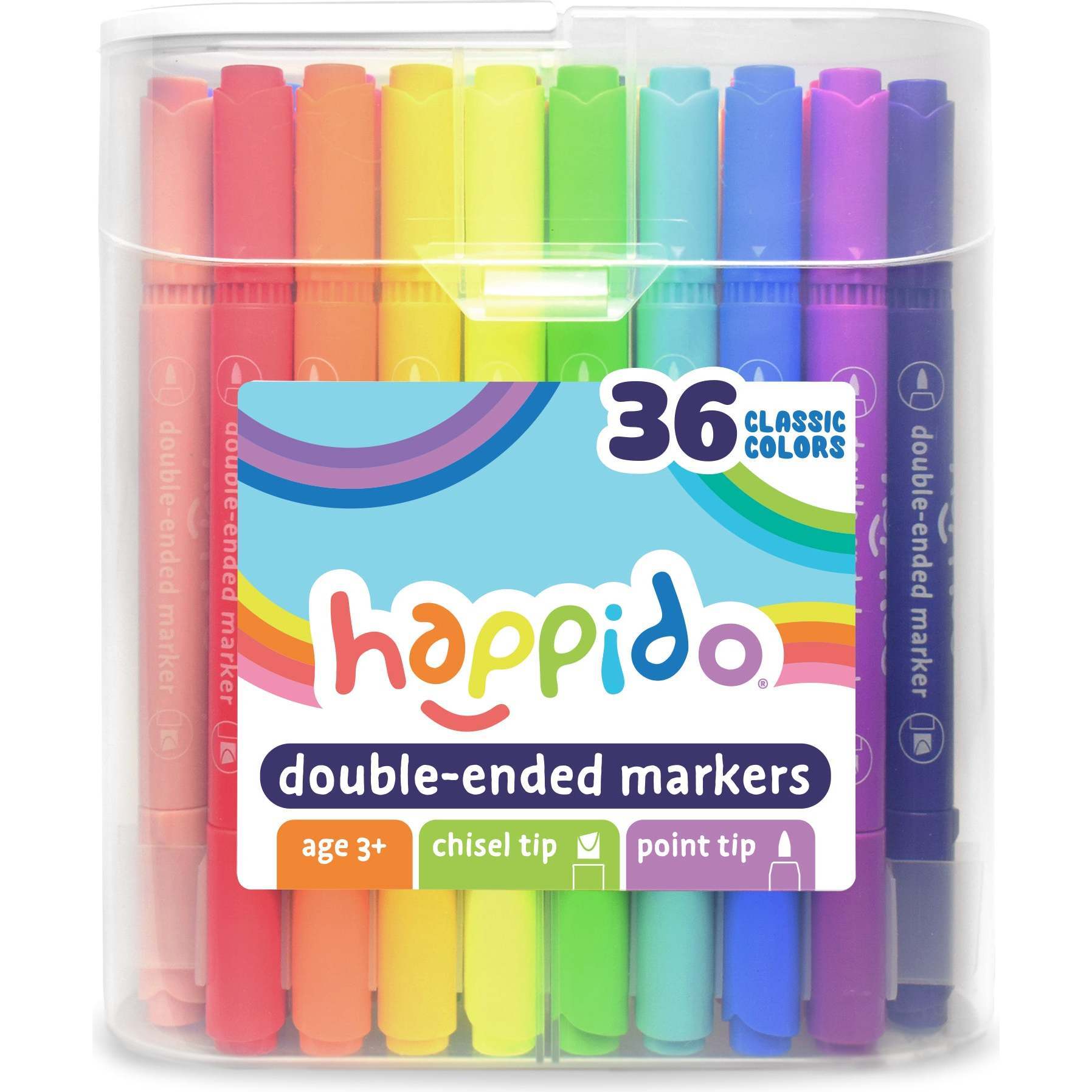 Happido Solid Poster Paint Sticks Mega Pack - 30 Set