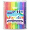 Happido: Double-Ended Markers (36 Colors) - Arts & Crafts - 1 - thumbnail