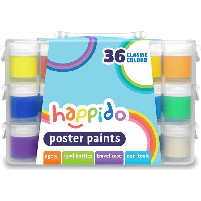 Happido: Poster Paints - 36 Classic Colors