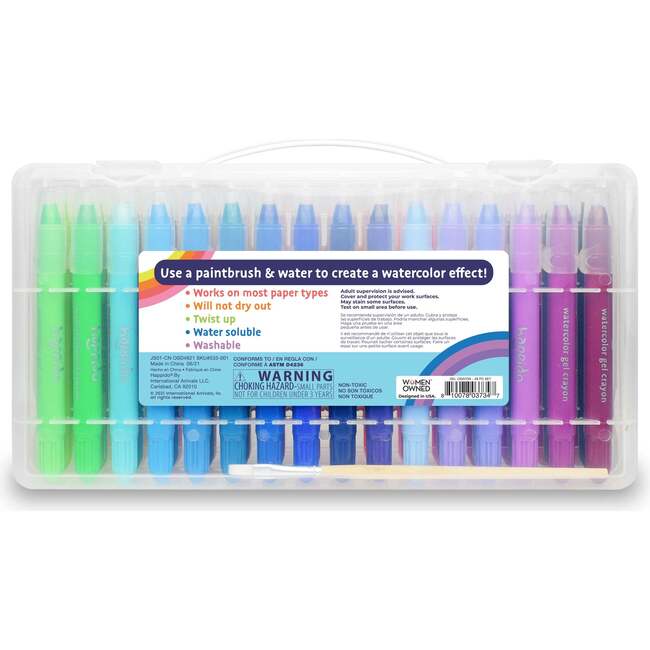 Rainbow Sparkle Watercolor Gel Crayons - OOLY Arts & Crafts, Maisonette