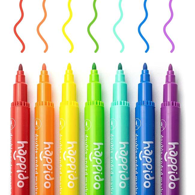 Happido: Double-Ended Markers (36 Colors)