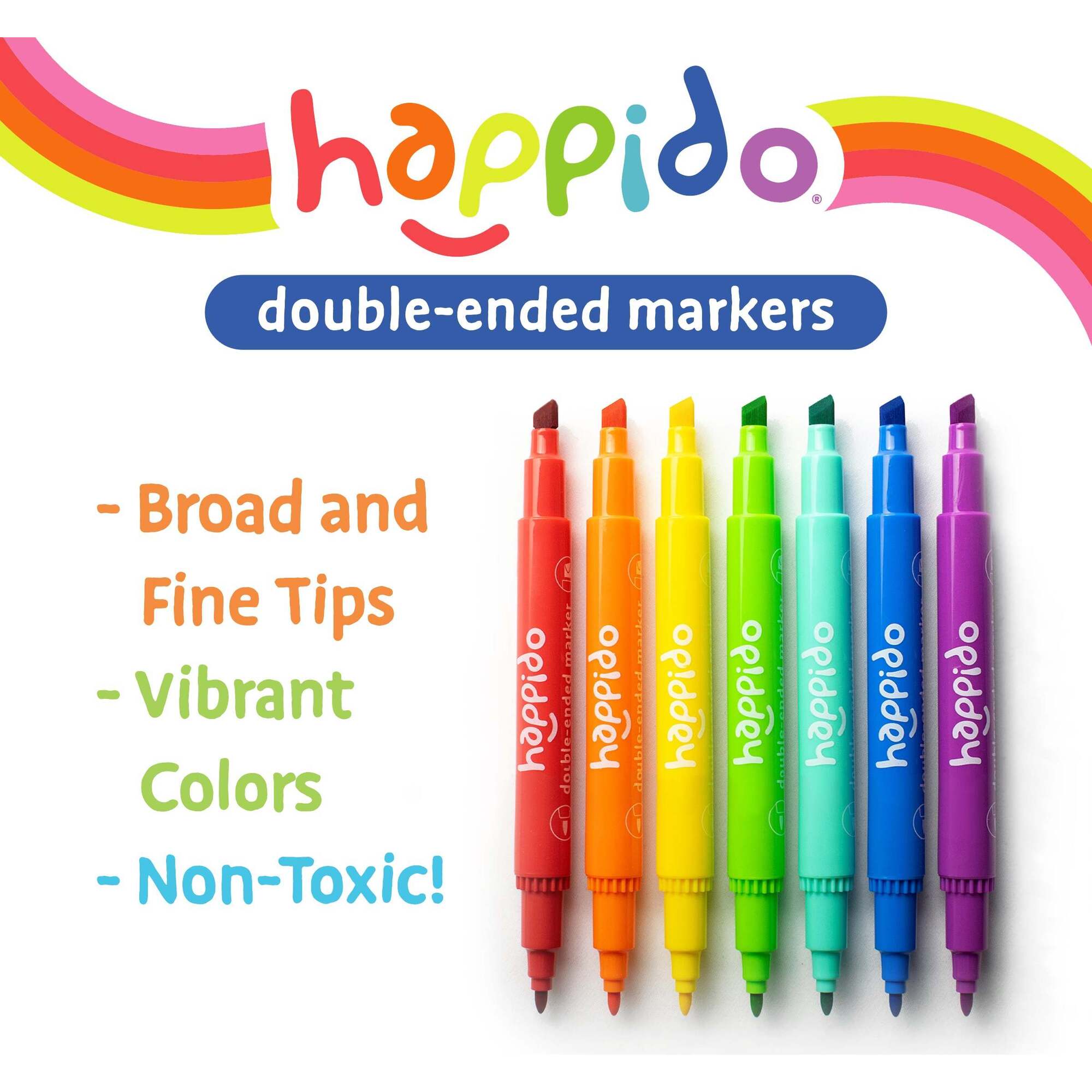 Double Rainbow Dual Tip Markers – Snifty Scented Products