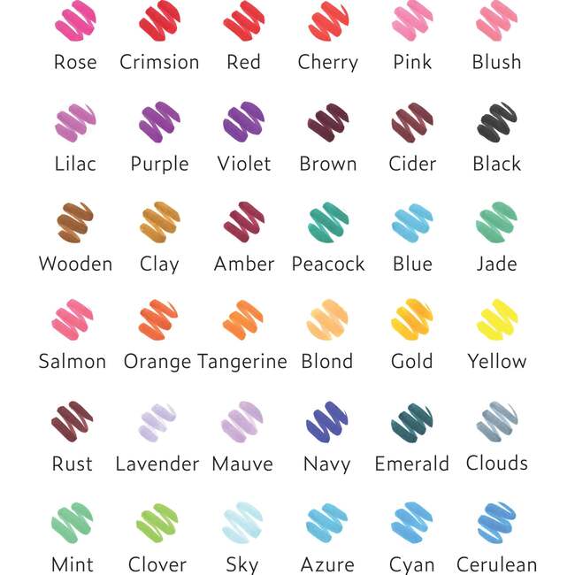 Artle: Double-Ended Brush + Fine Tip Markers (36 Colors) - Arts & Crafts - 3