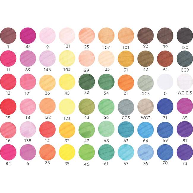Artle: Artist Alcohol Markers - 60 Colors