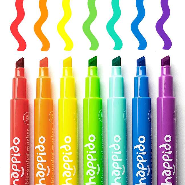 Happido: Double-Ended Markers (24 Colors) - Coloring - 3