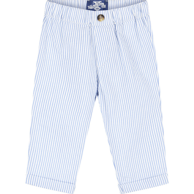 Little Orly Trousers, Pale Blue Stripe