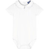 Little Monty Stitch Body, White and Pale Blue - Onesies - 1 - thumbnail