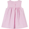 Little Jemima Striped Pinafore, Bright Pink Stripe - Dresses - 2