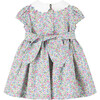 Little Jemima Petal Collar Dress, Multi Floral - Dresses - 2 - thumbnail