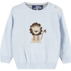 Little Augustus Sweater, Pale Blue - Sweaters - 1 - thumbnail