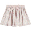 Liberty Print Michelle Ribbon Skirt, Pale Pink - Skirts - 1 - thumbnail