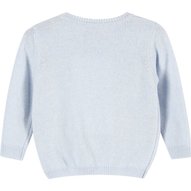 Little Betty Bunny Sweater, Pale Blue - Sweaters - 2