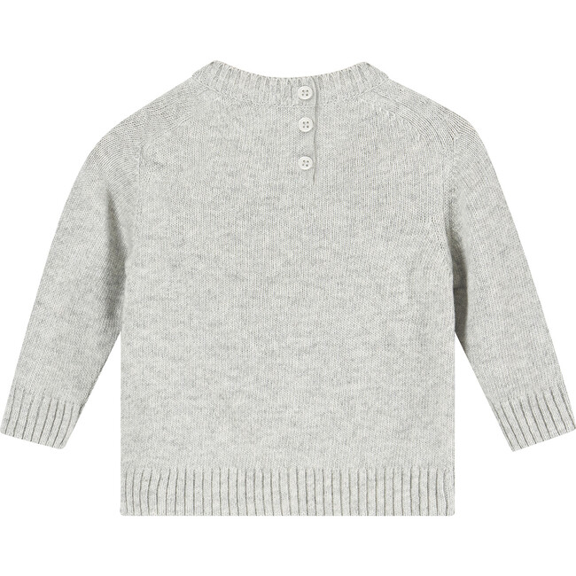 Little Guardsman Sweater, Grey Marl - Sweaters - 2
