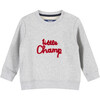 Little Champ Sweater, Grey Marl - T-Shirts - 1 - thumbnail
