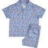 Liberty Print Musical March Pajamas, Blue and Soldier - Pajamas - 1 - thumbnail