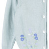 Little Emily Embroidered Cardigan, Sea Green - Cardigans - 3