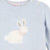 Little Betty Bunny Sweater, Pale Blue - Sweaters - 3
