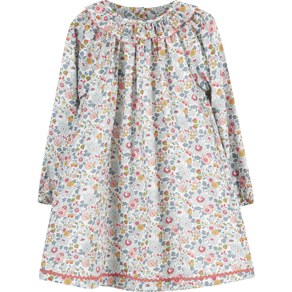Liberty Print Betsy Willow Dress, Grey Betsy - Trotters London Dresses ...