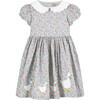 Jemima Petal Collar Dress, Multi Floral - Dresses - 1 - thumbnail